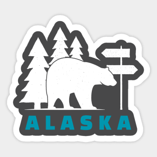 Alaska Bear Sticker